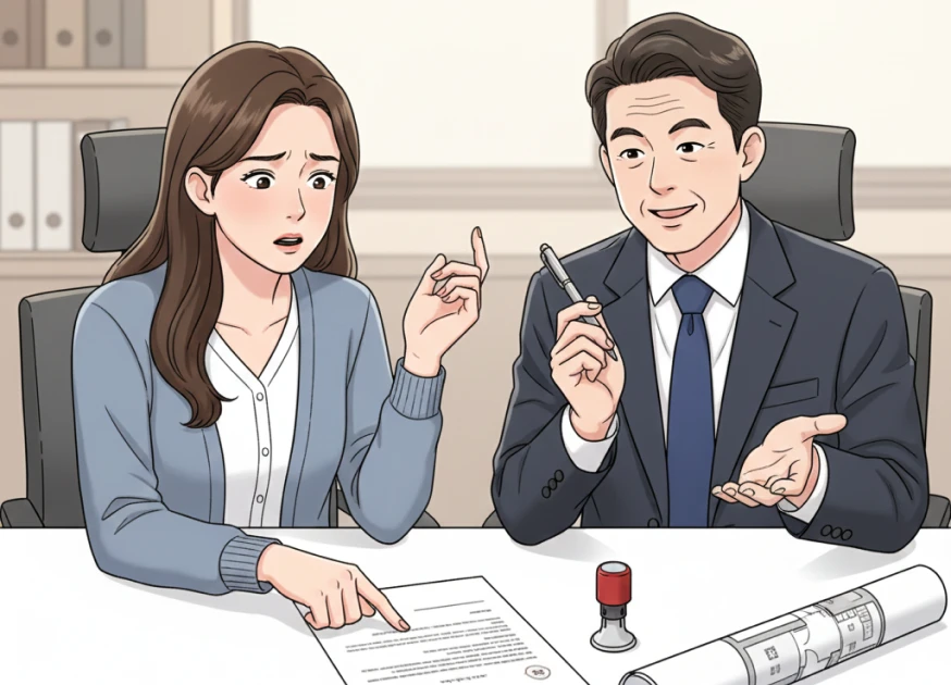 임대인 없이 중개인과 계약하는 임차인