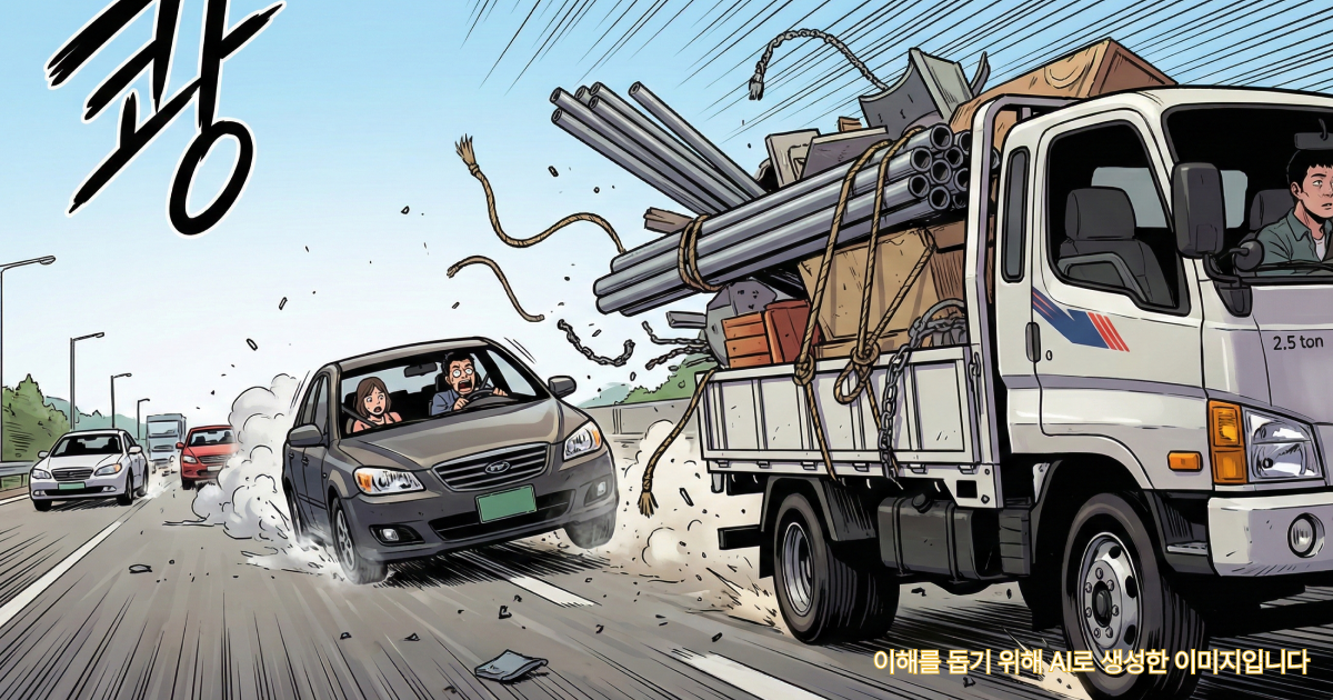 적재물 추락 사고