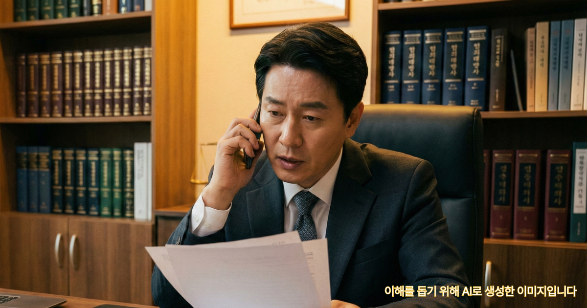 보복운전 합의를 시도하는 변호사