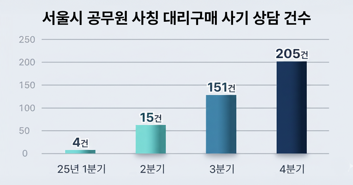 서울시 공무원 사칭 사기 건수