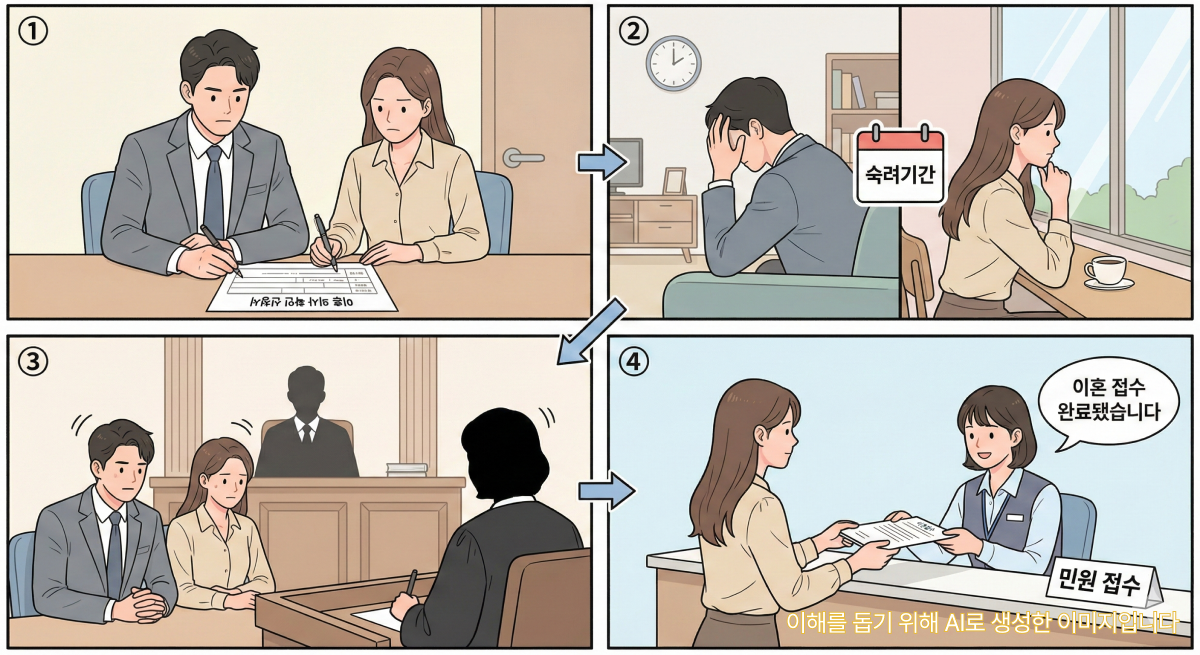 협의이혼 절차 순서