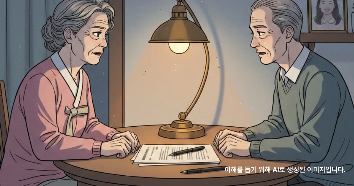 조부모 손자녀 입양을 위해 법원 신청을 결심하는 장