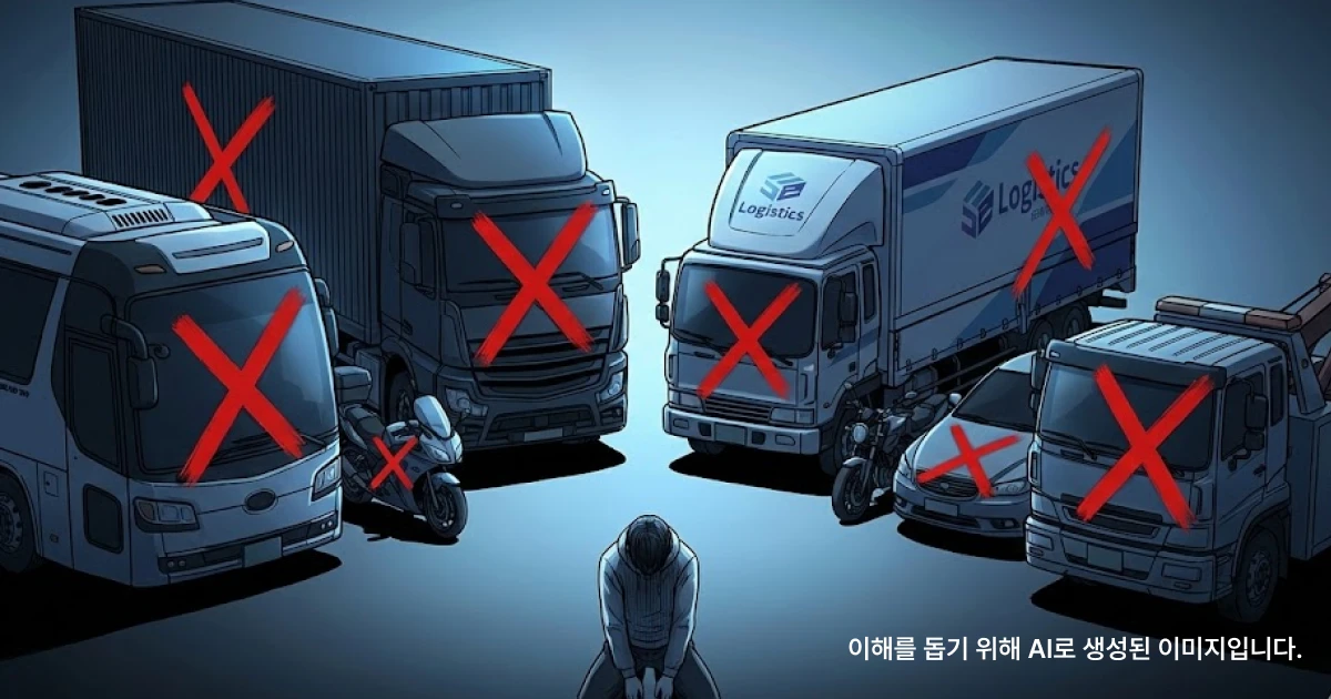 다종 면허 보유자가 음주운전으로 면허 일괄 취소되어 좌절하는 이미지