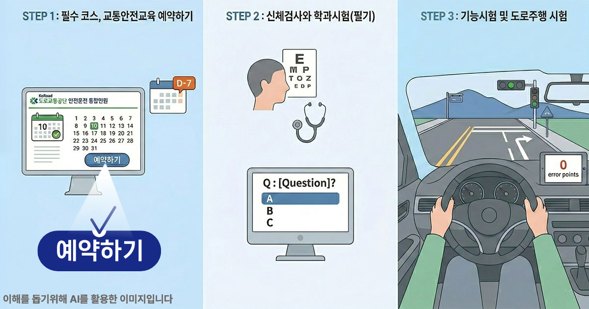 면허취소 후 재취득 절차