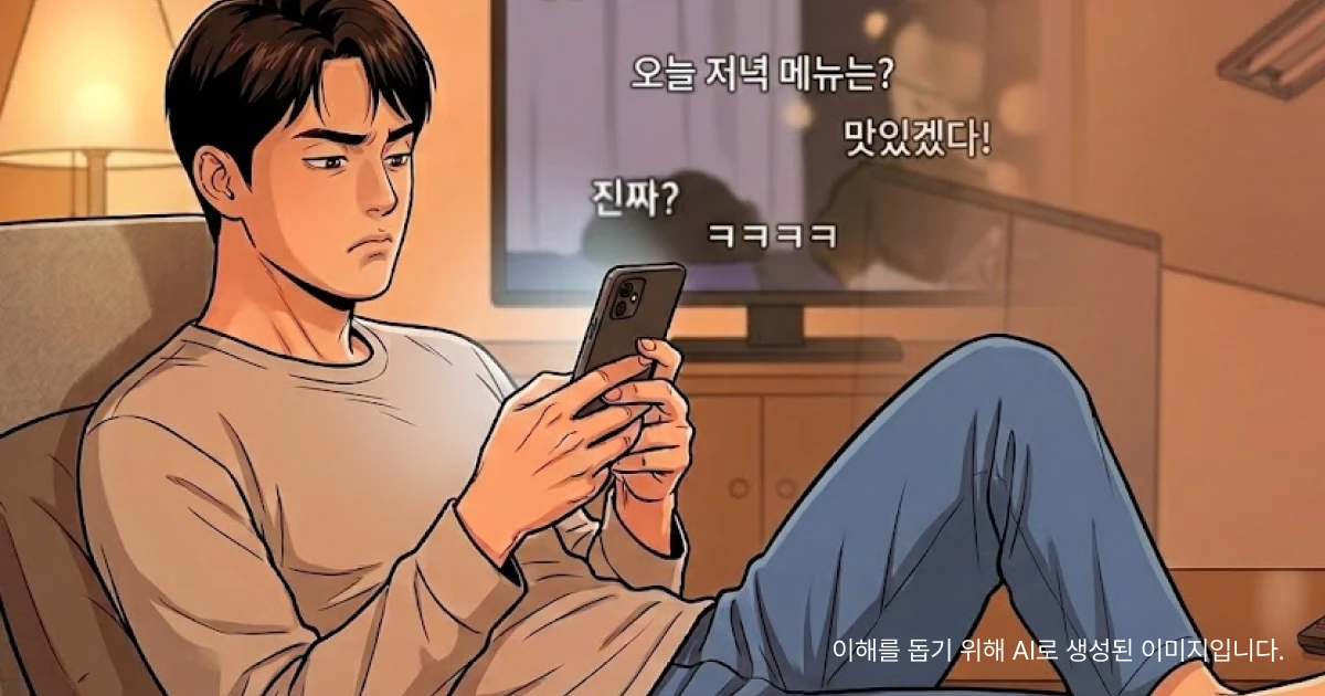 나는솔로 광수 모욕죄 불송치 사례 예시인 악플다는 남성의 모습
