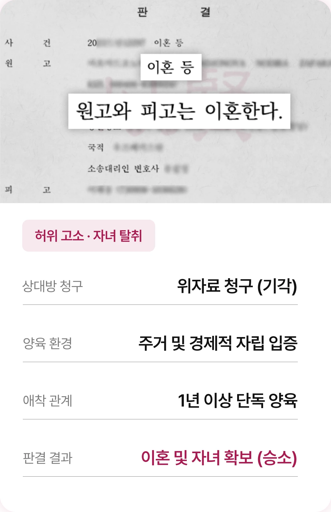 허위 가정폭력 실제사례 글 미리보기 이미지