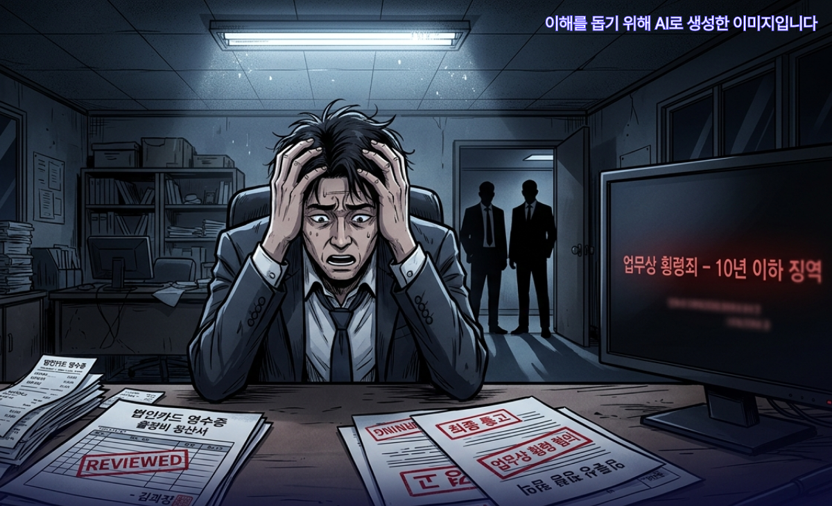 업무상횡령죄 적용 경리 직원과 회계 담당자 등은 업무상횡령이 적용될 수 있다는 사실을 알리는 이미지