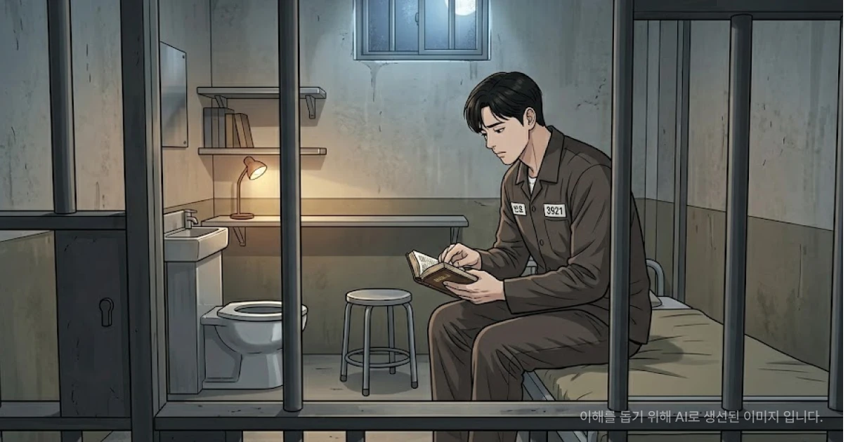 무면허음주운전사고로 징역형 받은 사람의 이미지