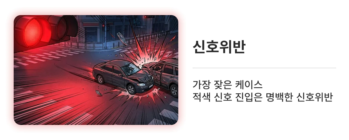 10대 중과실 신호위반 이미지