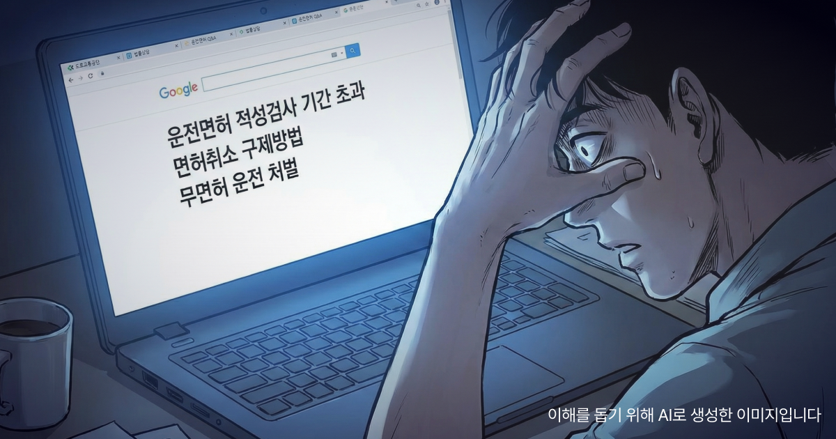 운전면허 적성검사 기간 초과 운전면허 적성검사 기간 초과