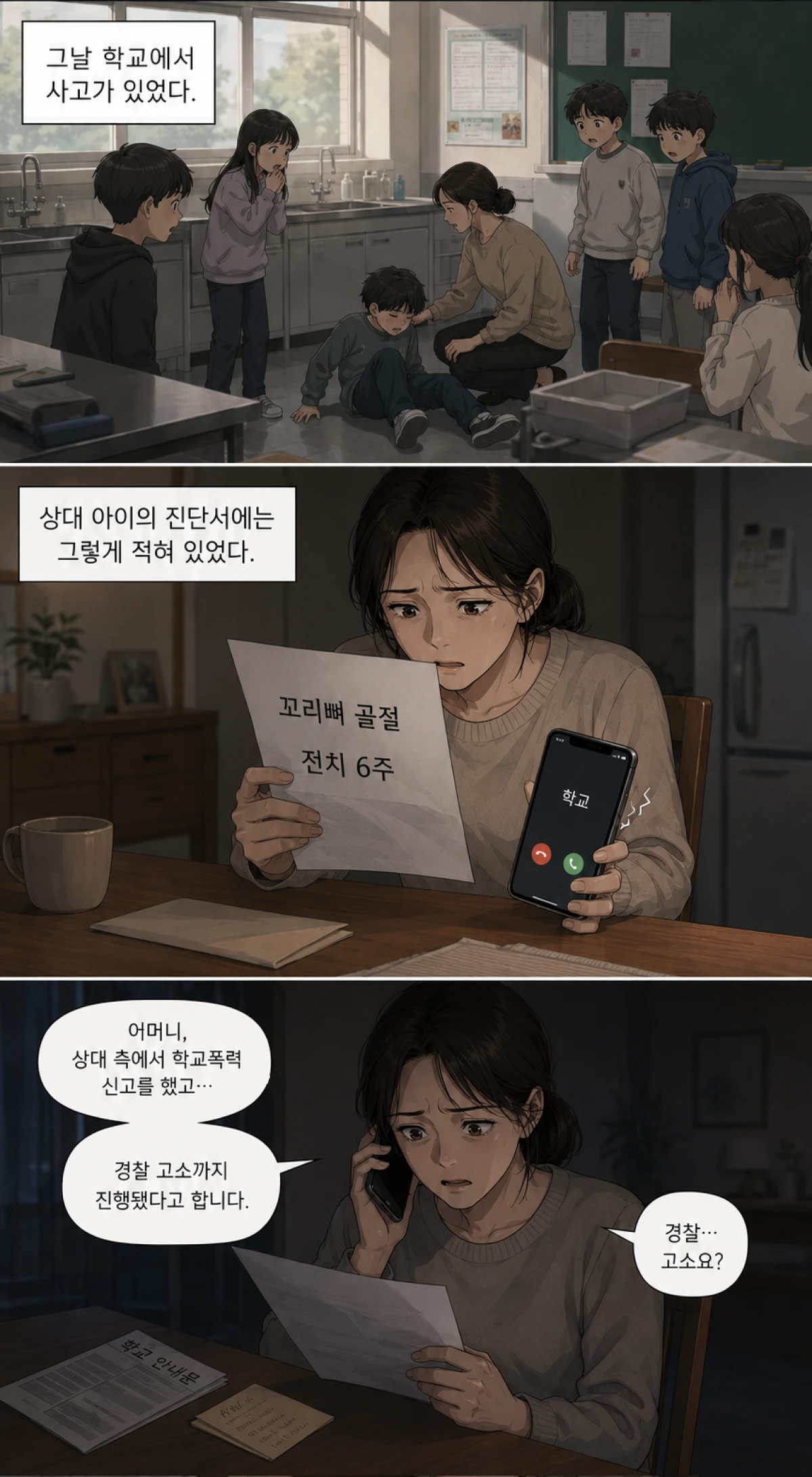 폭행치상 사건 전말.