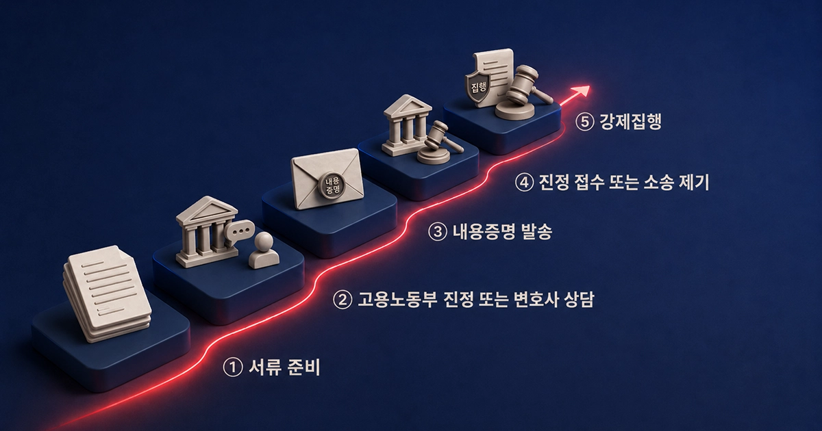 퇴직금을 받기 위한 절차