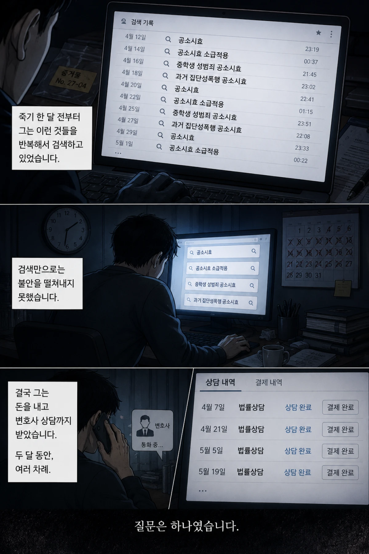 사건이 수면에 오르게 된 이유