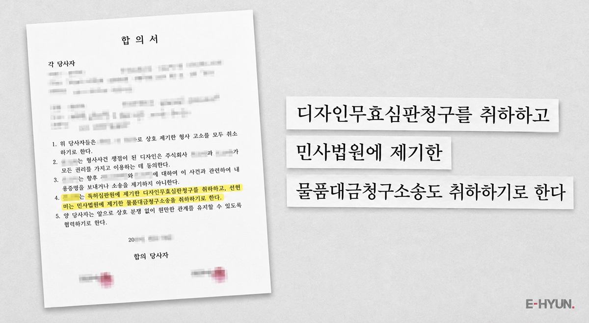 합의서 중 일부 발췌
