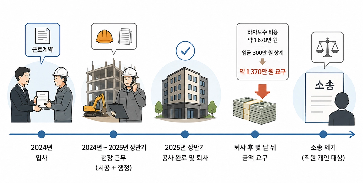 소송 제기까지 타임라인