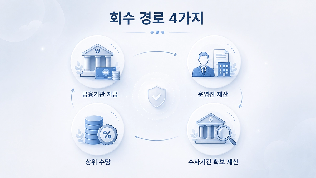 회수 경로 4가지