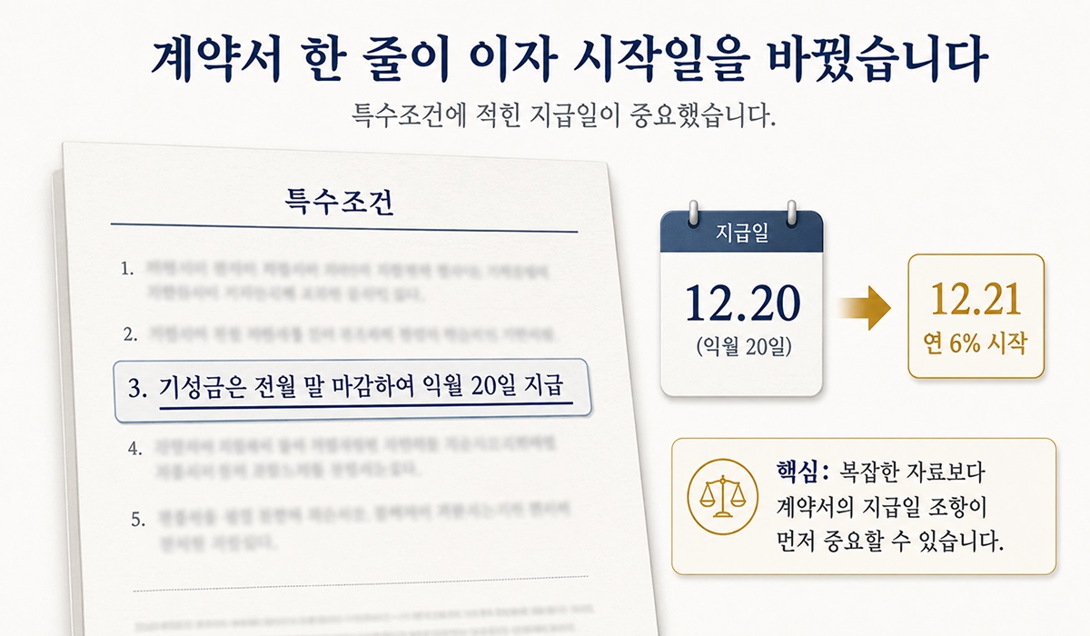 40일을 앞당긴 계약서 한 줄