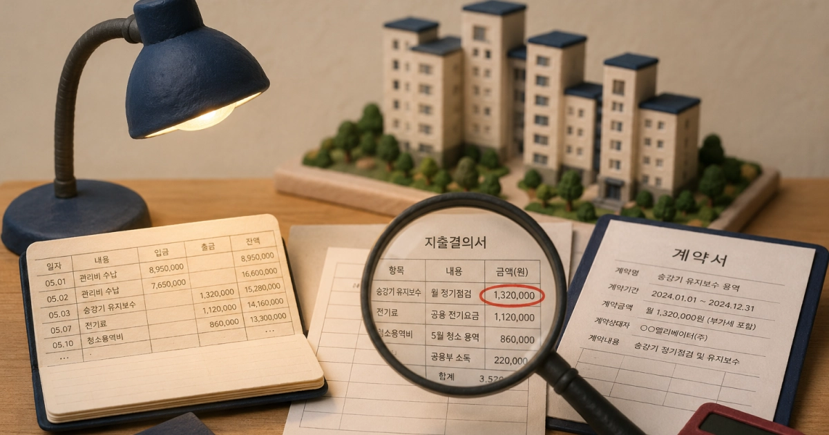 장부에 오류를 강조한 이미지